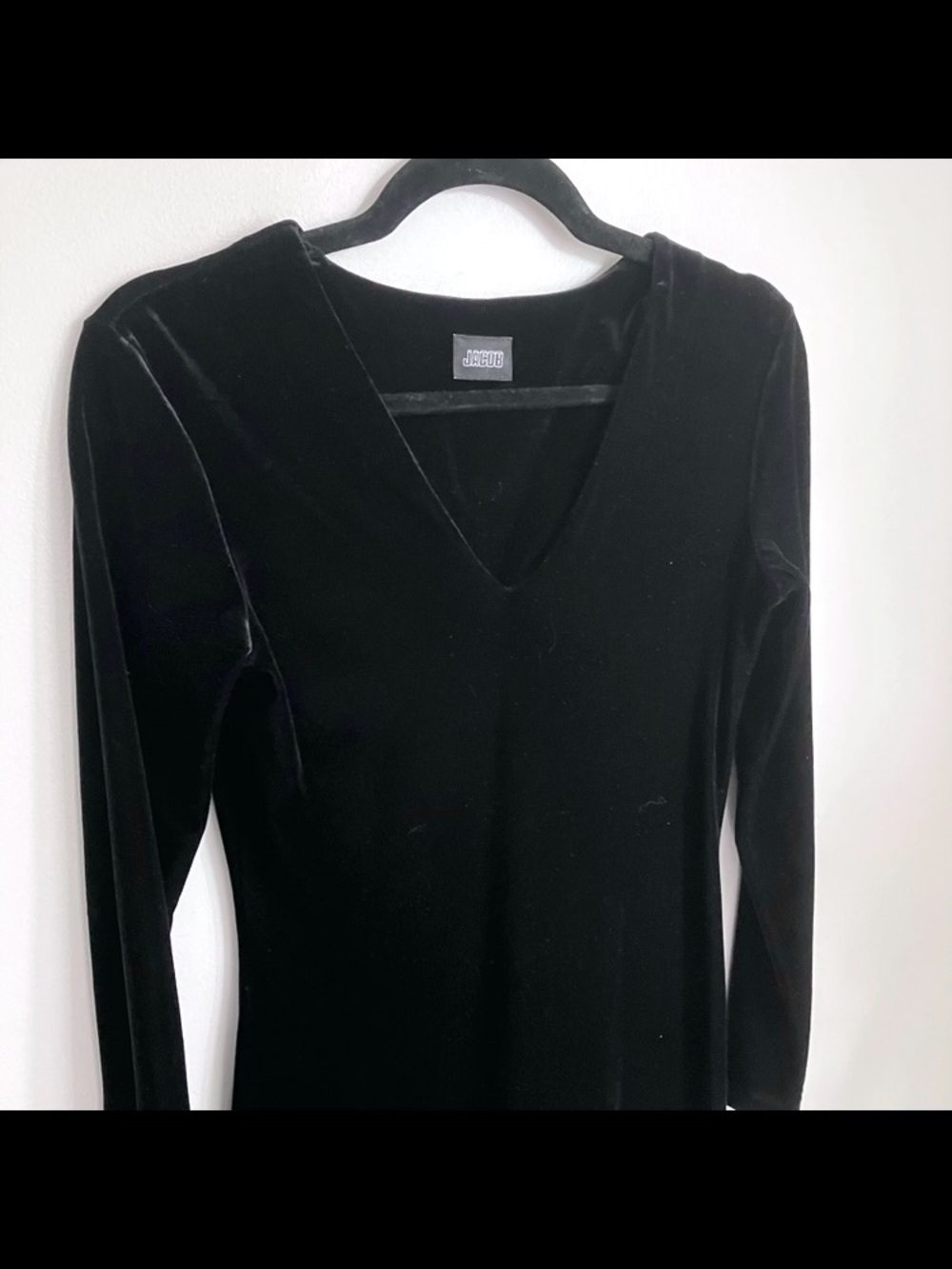 Vintage Jacob Velvet Maxi Dress